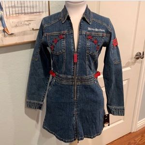 Vintage denim Harley Davidson